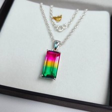Watermelon Tourmaline Pendant