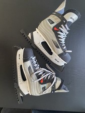 Bauer SFL Vapor Ice Skates Adult Uk Size 8.5 Black Grey Perfect Condition