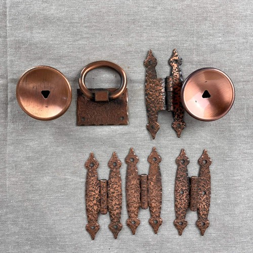 Stanley copper finish cabinet