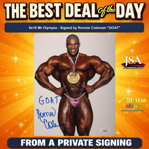 Ronnie coleman signed 8x10 - ronnie,
