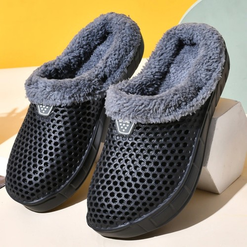 Ladies outdoor slippers furry - ladies,