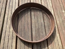Vintage Metal Garden Sieve