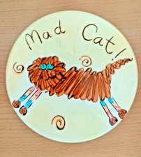 Whittard of Chelsea ... Beth 'Mad Cat'  Stoneware Coaster Free P&P