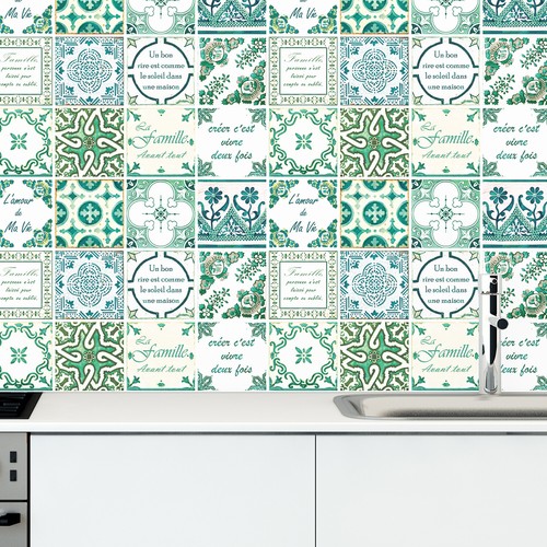 Tile transfers stickers - tile,