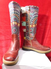 SOCOFY  Bohemian Boho Colourful  Knee Boot  EUR 41