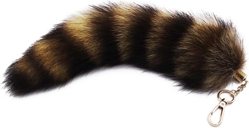 Furry racoon tail - furry, 28cm