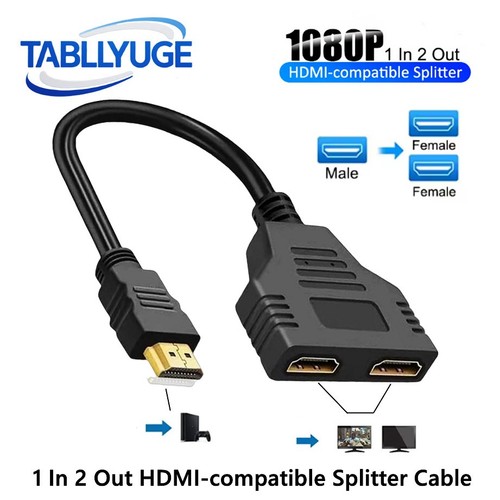 Hdmi splitter adapter cable - hdmi,