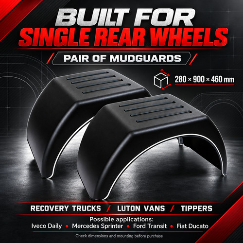 Single wheel mudguards - mudguards, 14"15"