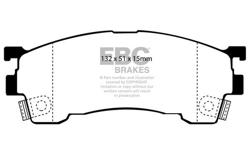 Ebc greenstuff front brake - greenstuff,