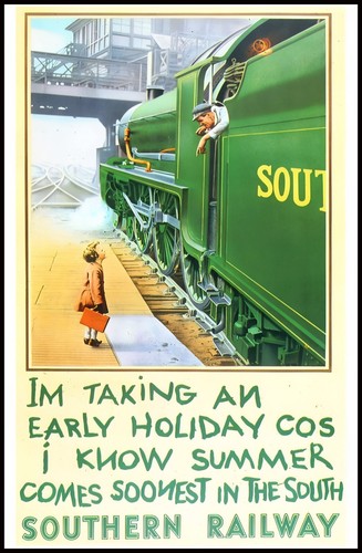 Southern railway vintage - railway,