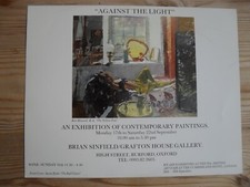 Brian Sinfield Exhibition Invitation Card - Ken Howard, Susan Ryder Etc