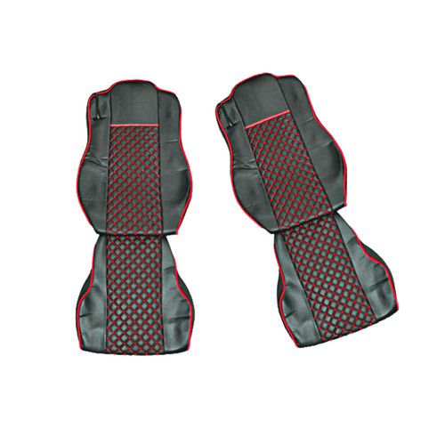 2pcs black seat - black, covers