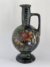 Antique Gouda Holland Pottery Hand Painted Artist Signed Rare