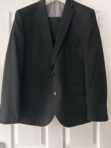 Mens black single breast - mens,