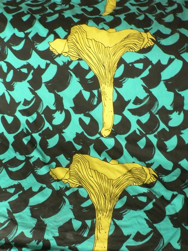 Vintage ikea fabric - fabric, mushroon