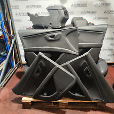 SEAT LEON MK3 FR HALF LEATHER INTERIOR 5DR SEAT SET W/ARMREST & DOORCARDS 13-16