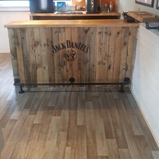 Bar/kitchen foot rail made