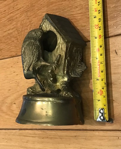 Vintage brass bird casting - vintage,