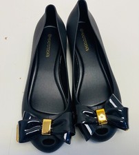 WOMENS LADIES FLAT PEEPTOE