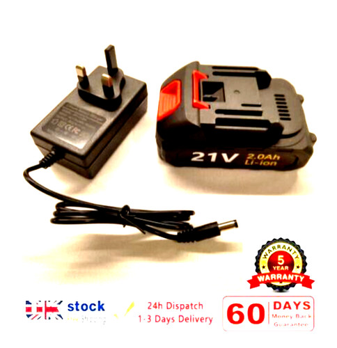 Battery charger 21v - &, 2.0ah