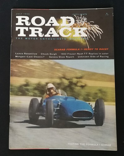Road track magazine july - track,