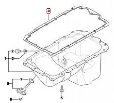 Genuine bmw sump gasket - genuine,