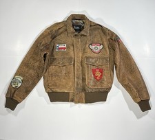 Vintage Leather Bomber Flight