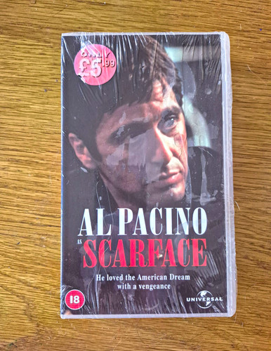 Scarface vhs tape pacino - al,