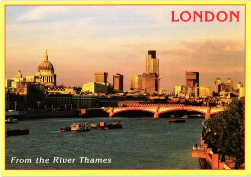 London river thames pauls - st,