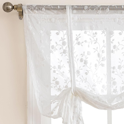 Narrow tie curtain for - tie, up