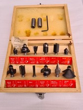 12pc Woodworking Router Bit Set 8mm Shank New Unused With Box