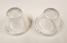 VW Indicator Lenses CLEAR Bug Beetle 55-57 Split Bus 56-61 German quality pair