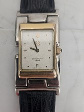 Givenchy San Diego Watch Black Leather Strap Boxed Working Order