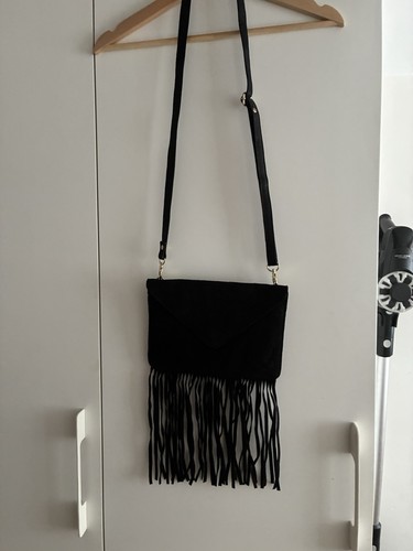 100 leather suede black - 100%,