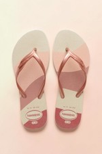 Havaianas Girls Rose Gold Flip