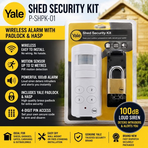 Genuine yale shed - shed, security