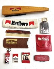 VINTAGE 1970's 80's MARLBORO F1 SUPERBIKES MERCHANDISE HEADBAND BRUSH KEYRING
