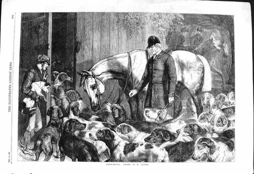 Old 1868 frost bound hounds - old,