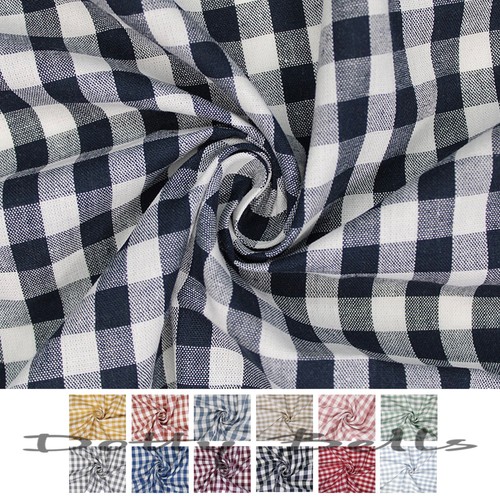 100 cotton gingham - 100%, fabric