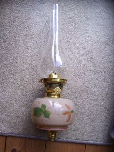 Superb glass oil lamp - superb,