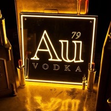 Official AU Vodka LED Neon