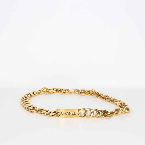 Chanel gold belt size one - chanel, uk