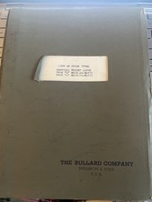 Bullard Stock Items List for