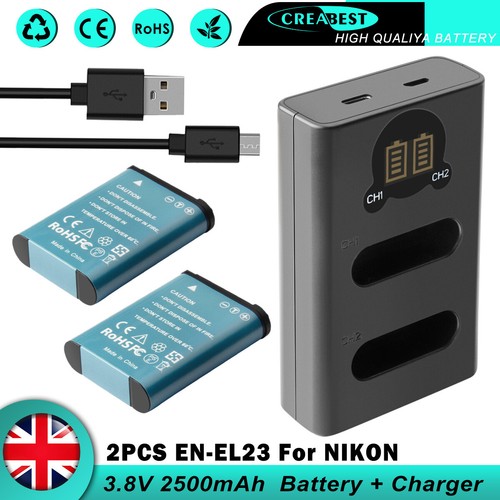 2pcs el23 battery - battery, dual