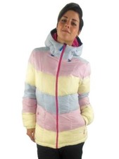 O'Neill Down Jacket Snowboard Jacket Explore Moonstone Pink Yellow Hood