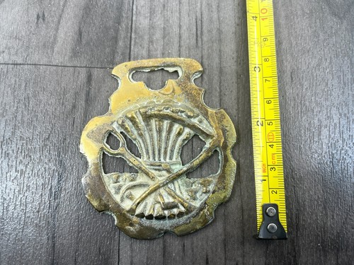 Horse brass harvest wheatsheaf - horse,
