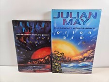 Perseus Spur Orion Arm The Rampart Worlds Julian May Book 1 & 2 Hardback Bundle
