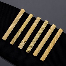 Gold Metal Tie Clip Holder