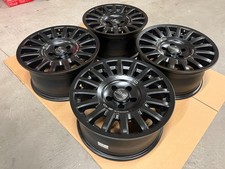 Set of 4 OZ Rally Raid Alloy Wheels 17x8 ET0 5x120 Matt Black *UC* 1426