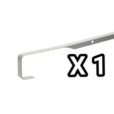 1 X STUK Straight Kitchen Worktop Silver Butt Hook Joint Trim Cover 630mm X 40mm